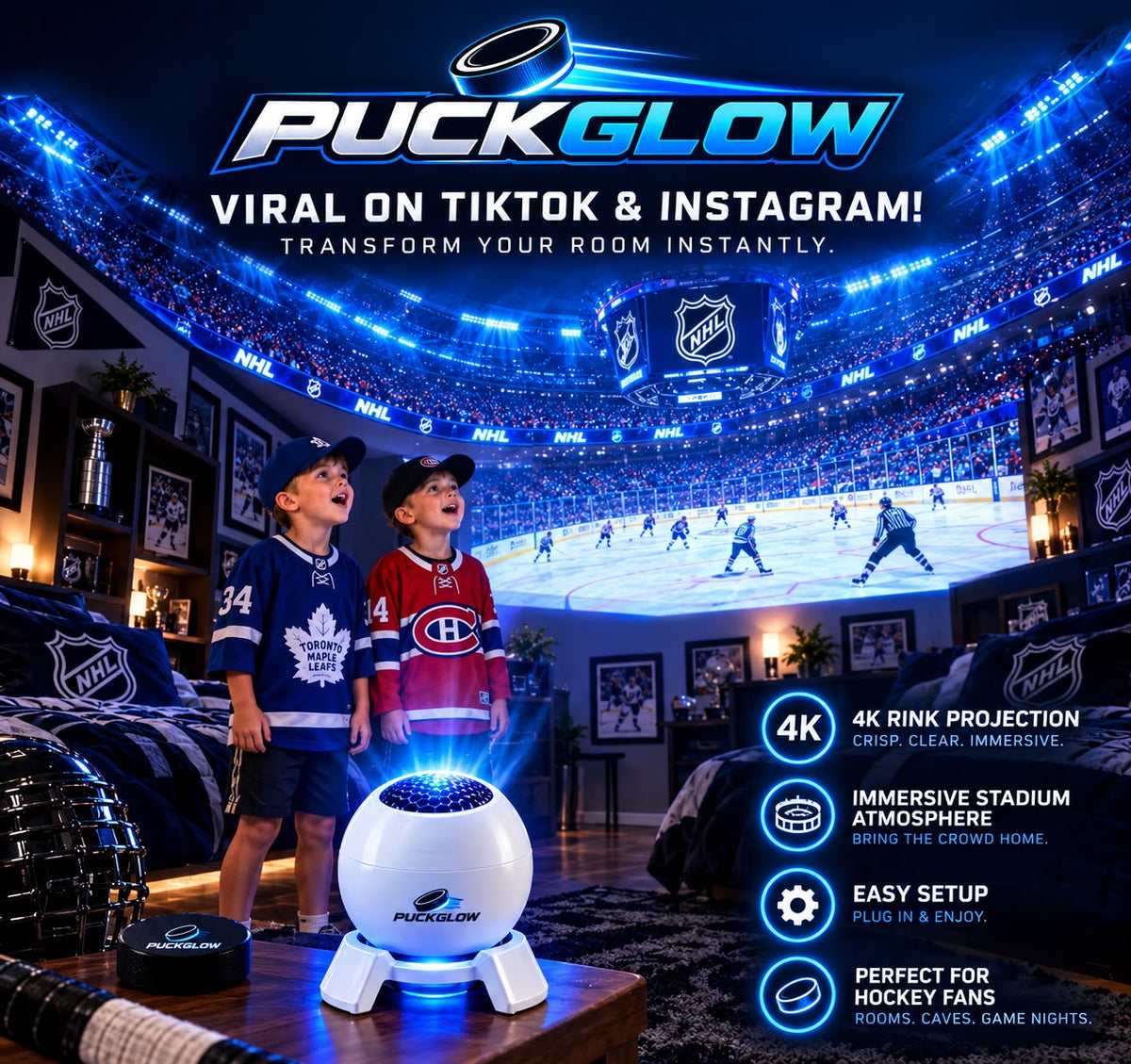 PuckGlow™ Projector